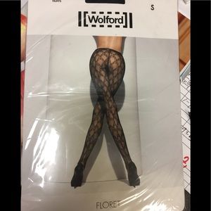 Wolford New “Floret” lace tights